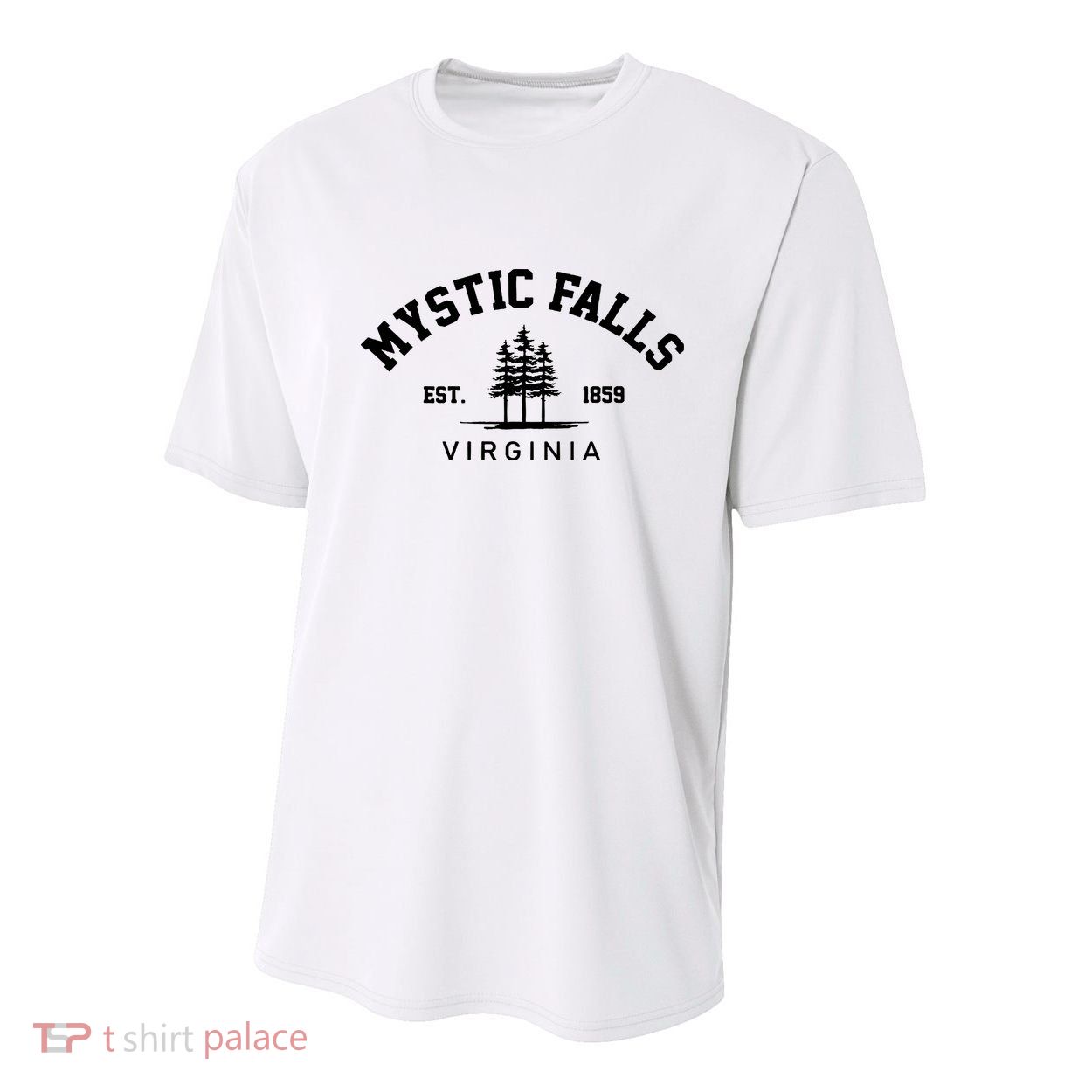 Mystic Falls Virginia Salvatore Stefan Damon Vampire Fan Gift Youth Performance Sprint T-Shirt
