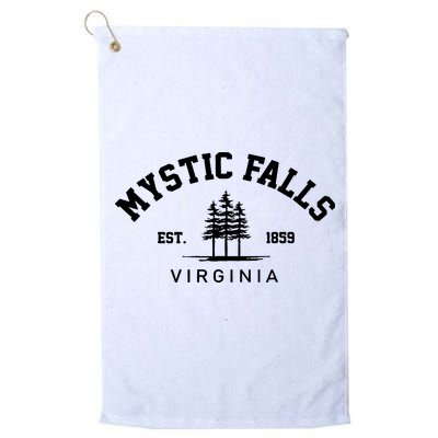 Mystic Falls Virginia Salvatore Stefan Damon Vampire Fan Gift Golf Towel