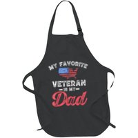 My Favorite Veteran Is My Dad Military Veterans Day Apron