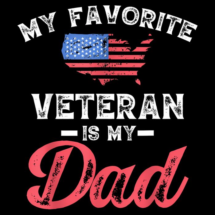 My Favorite Veteran Is My Dad Military Veterans Day Impact Tech Backpack