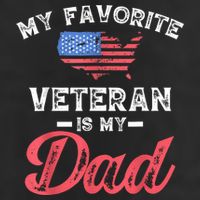 My Favorite Veteran Is My Dad Military Veterans Day 11oz C Handle Ceramic Mug