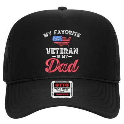 My Favorite Veteran Is My Dad Military Veterans Day Trucker Hat