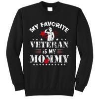 My Favorite Veteran Is My Mommy Usa Flag Vintage Sweatshirt