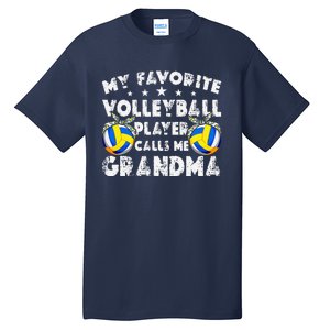 My Favorite Volleyball Player Calls Me Grandma Mother's Day Tall T-Shirt