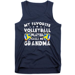 My Favorite Volleyball Player Calls Me Grandma Mother's Day Tank Top