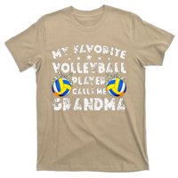 My Favorite Volleyball Player Calls Me Grandma Mother's Day T-Shirt