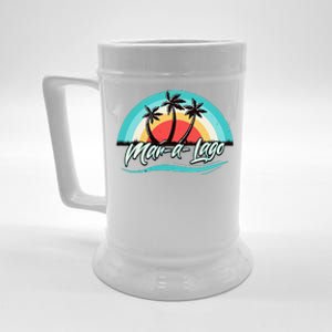 Matching Family Vacation Retro Sunset Maralago Florida Beer Stein