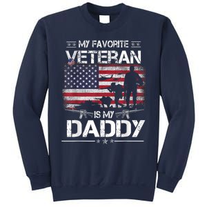 My Favorite Veteran Is My Daddy Flag Father Veterans Day Sweatshirt