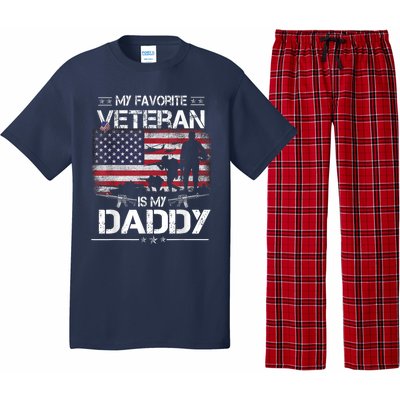 My Favorite Veteran Is My Daddy Flag Father Veterans Day Pajama Set