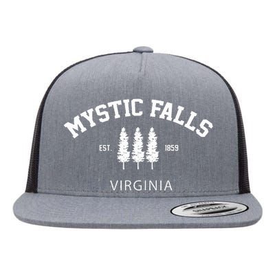 Mystic Falls Virginia  Flat Bill Trucker Hat