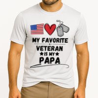 My Favorite Veteran Is My Papa Father Veterans Day Cooling Performance Crew T-Shirt