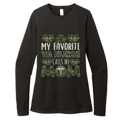 My Favorite Va Nurse Calls Me Mom Va Nurse Mom Gift Womens CVC Long Sleeve Shirt