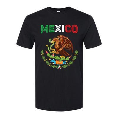 Mexico Flag Vintage Mexican Flag Softstyle® CVC T-Shirt