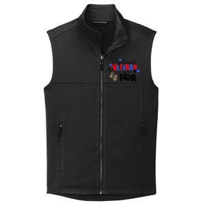 My Favorite Veteran Is My Papa Military Veterans Day Collective Smooth Fleece Vest