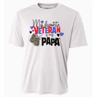 My Favorite Veteran Is My Papa Military Veterans Day Cooling Performance Crew T-Shirt