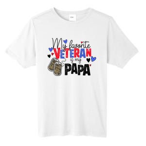 My Favorite Veteran Is My Papa Military Veterans Day Tall Fusion ChromaSoft Performance T-Shirt