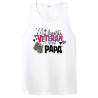 My Favorite Veteran Is My Papa Military Veterans Day PosiCharge Competitor Tank