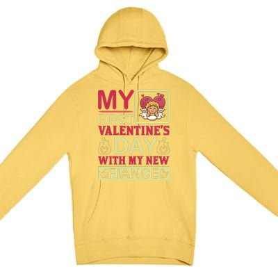 My First Valentine's Day With My New Fiance Premium Pullover Hoodie