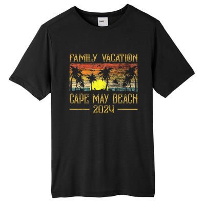 Matching Family Vacation 2024 New Jersey Cape May Beach Tall Fusion ChromaSoft Performance T-Shirt