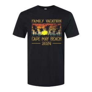 Matching Family Vacation 2024 New Jersey Cape May Beach Softstyle CVC T-Shirt