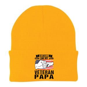 My Favorite Veteran Papa Gave Me This Grandfather Gift Knit Cap Winter Beanie