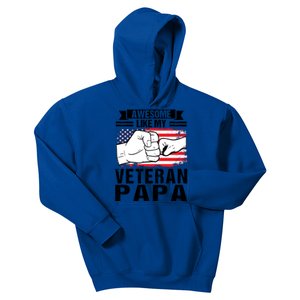 My Favorite Veteran Papa Gave Me This Grandfather Gift Kids Hoodie