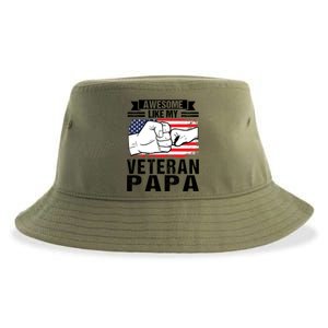 My Favorite Veteran Papa Gave Me This Grandfather Gift Sustainable Bucket Hat