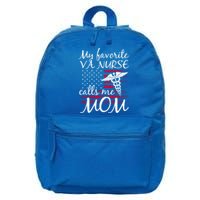 My Favorite Va Nurse Calls Me Mom Va Nurse Mom Gift 16 in Basic Backpack