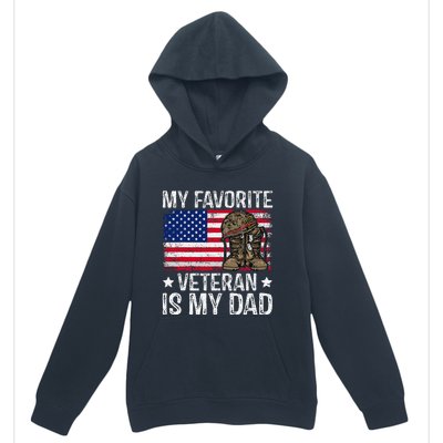 My Favorite Veteran Is My Dad Army Military Veterans Day Gift Urban Pullover Hoodie