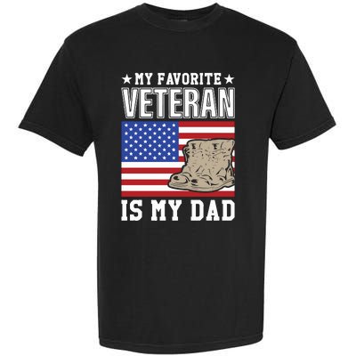 My Favorite Veteran Is My Dad Garment-Dyed Heavyweight T-Shirt