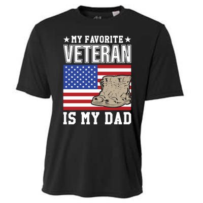 My Favorite Veteran Is My Dad Cooling Performance Crew T-Shirt