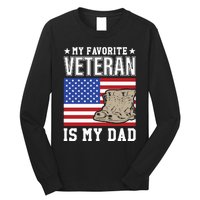 My Favorite Veteran Is My Dad Long Sleeve Shirt