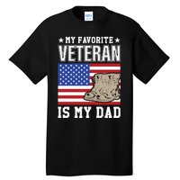 My Favorite Veteran Is My Dad Tall T-Shirt