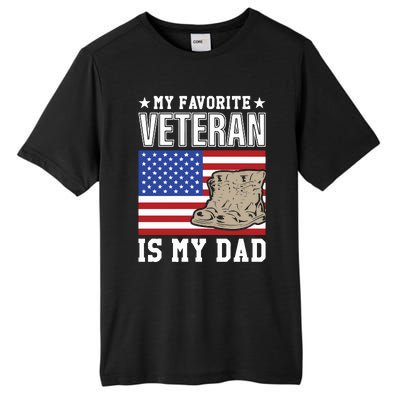 My Favorite Veteran Is My Dad Tall Fusion ChromaSoft Performance T-Shirt