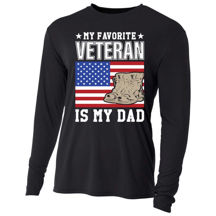 My Favorite Veteran Is My Dad Cooling Performance Long Sleeve Crew