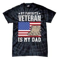 My Favorite Veteran Is My Dad Tie-Dye T-Shirt