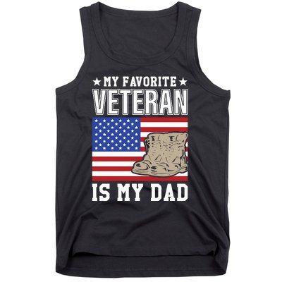 My Favorite Veteran Is My Dad Tank Top