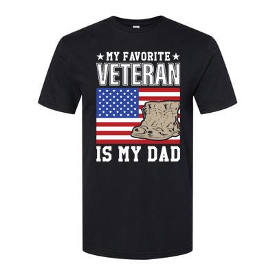 My Favorite Veteran Is My Dad Softstyle CVC T-Shirt