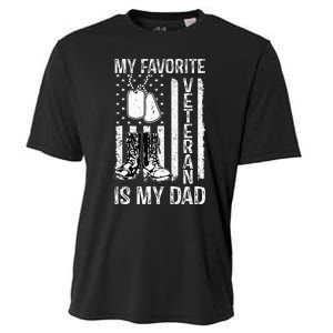 My Favorite Veteran Is My Dad Army Military Veterans Day Cooling Performance Crew T-Shirt