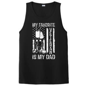 My Favorite Veteran Is My Dad Army Military Veterans Day PosiCharge Competitor Tank