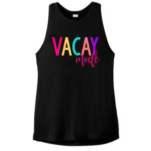 Matching Family Vacation Shirts | Vacay Mode Summer Shirt Ladies PosiCharge Tri-Blend Wicking Tank