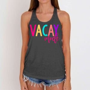 Matching Family Vacation Shirts | Vacay Mode Summer Shirt Women's Knotted Racerback Tank