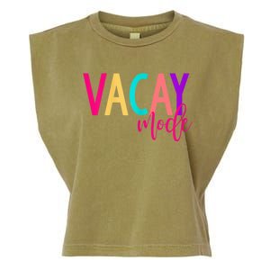 Matching Family Vacation Shirts | Vacay Mode Summer Shirt Garment-Dyed Women's Muscle Tee