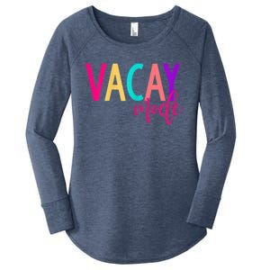 Matching Family Vacation Shirts | Vacay Mode Summer Shirt Women's Perfect Tri Tunic Long Sleeve Shirt