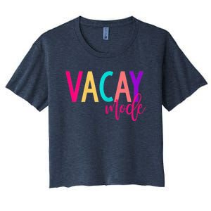 Matching Family Vacation Shirts | Vacay Mode Summer Shirt Women's Crop Top Tee