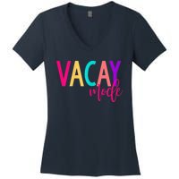 Matching Family Vacation Shirts | Vacay Mode Summer Shirt Women's V-Neck T-Shirt