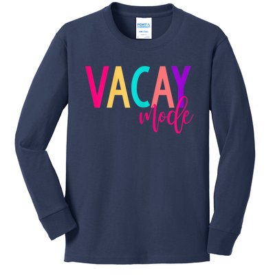 Matching Family Vacation Shirts | Vacay Mode Summer Shirt Kids Long Sleeve Shirt