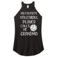 My Favorite Volleyball Player Calls Me Grandma Women's Perfect Tri Rocker Tank