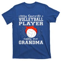 My Favorite Volleyball Player Calls Me Grandma Sport Family Gift T-Shirt