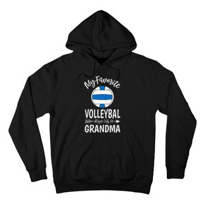 My Favorite Volleyball Player Calls Me Grandma Mothers Day Hoodie